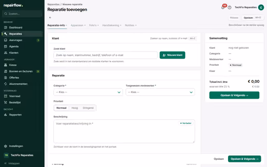 Intakeformulier